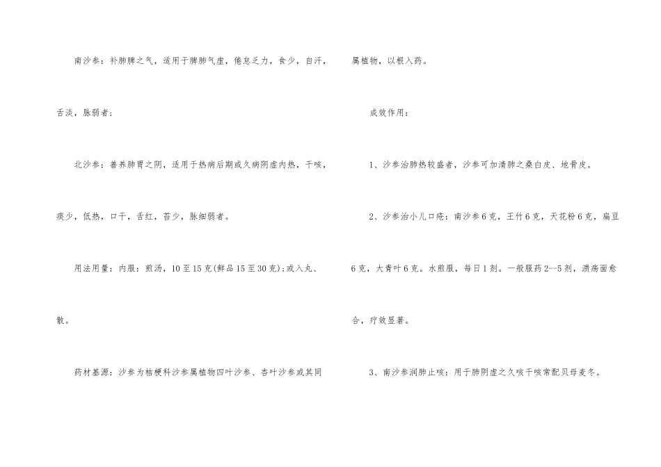 沙参的功效与作用及食用禁忌_第2页