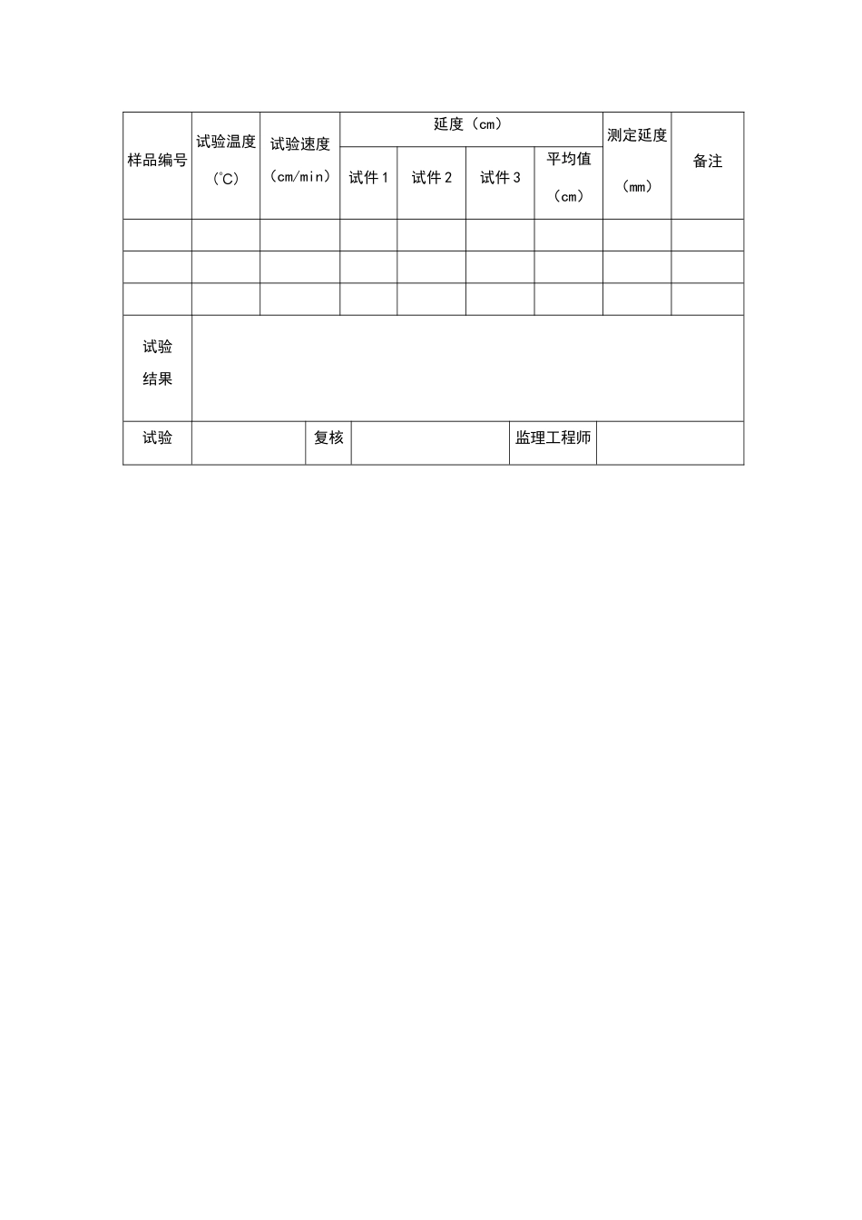沥青三大指标试验记录表_第2页