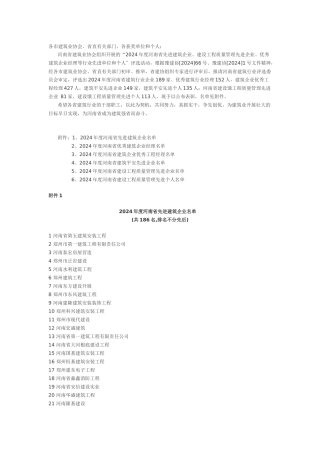 河南各市建筑业协会