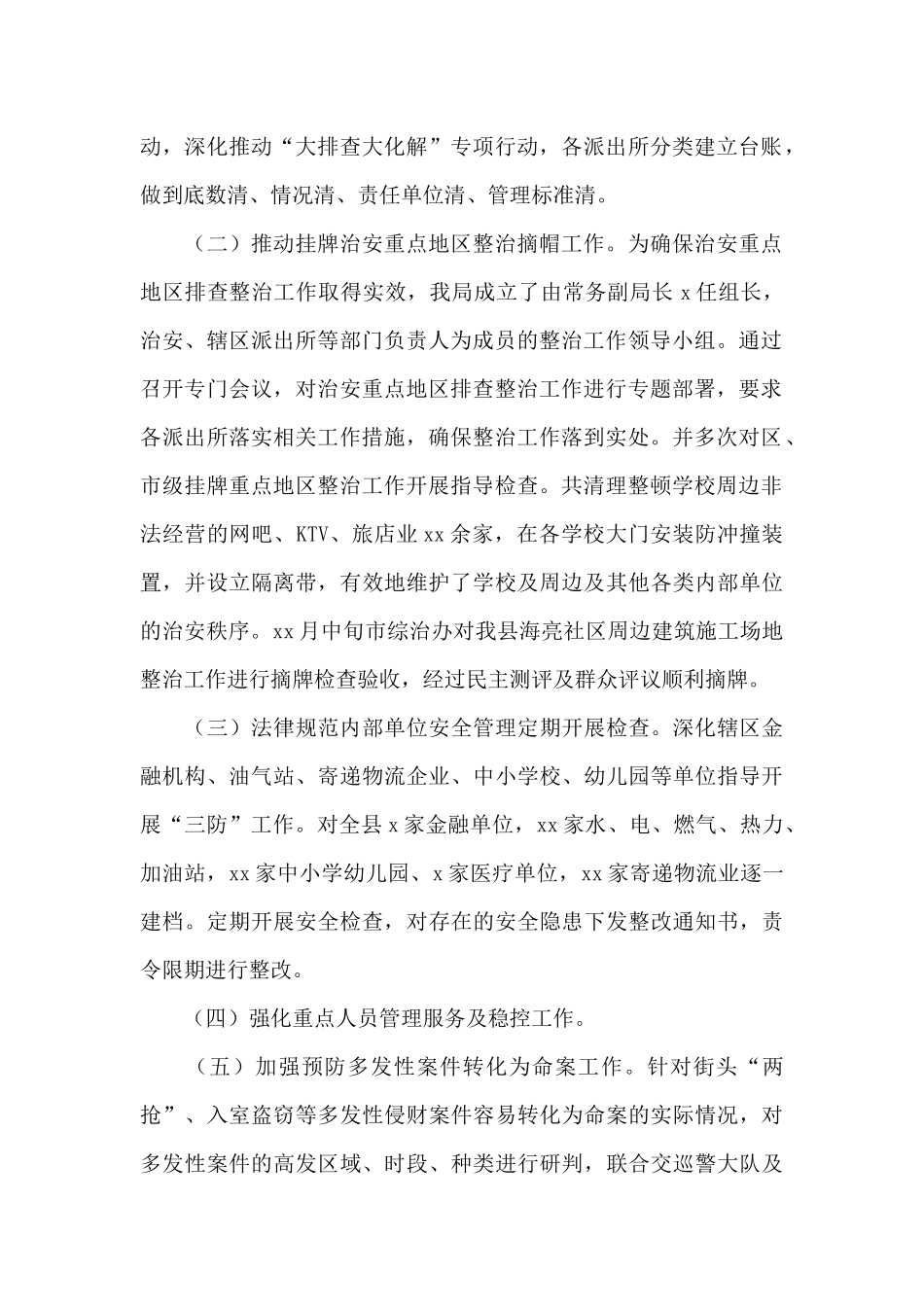 治安大队2024年工作总结暨来年工作思路_第2页