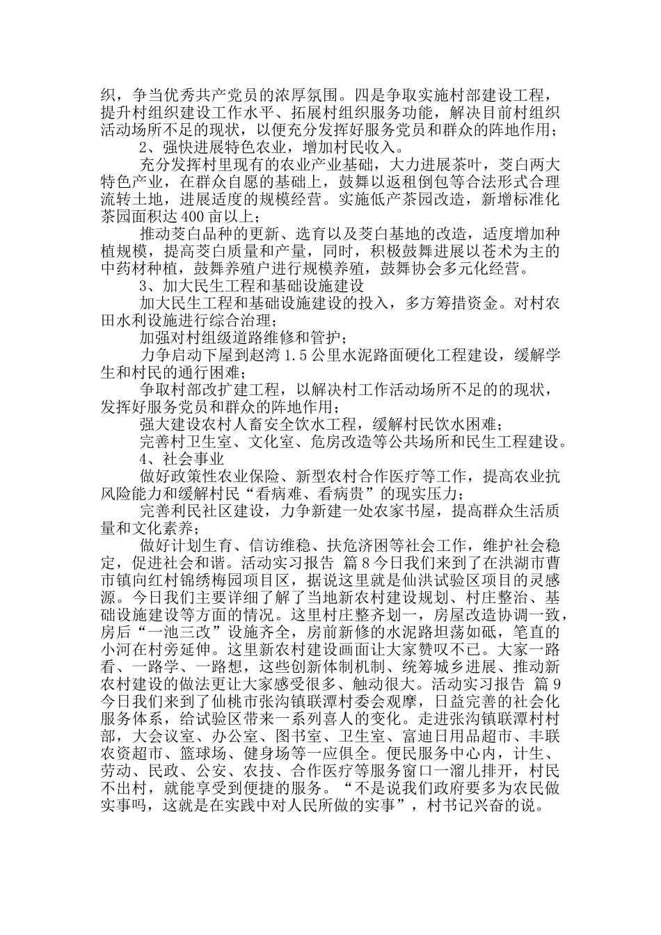 活动实习报告范文九篇_第3页