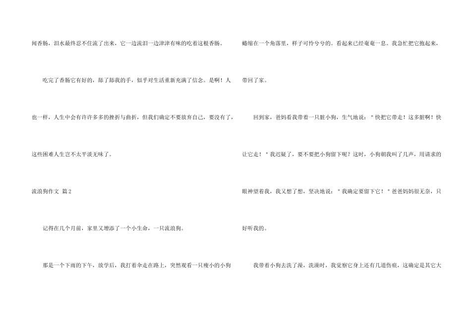 流浪狗合集六篇_第2页