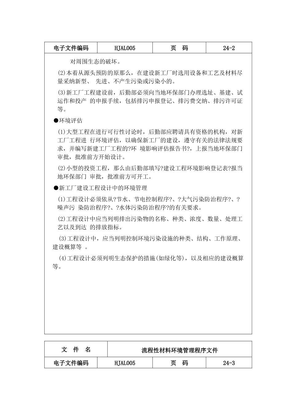 流程性材料环境管理程序文件_第2页