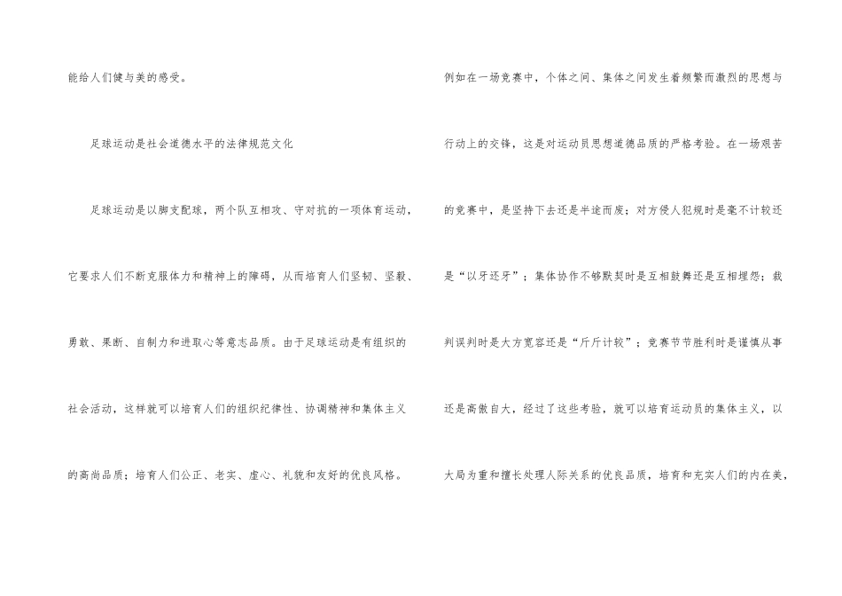 浅析足球运动的文化价值_第3页