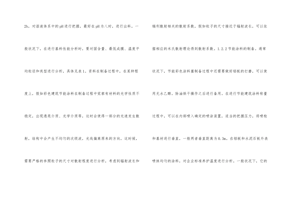 浅谈彩色建筑节能涂料制备和性能_第2页