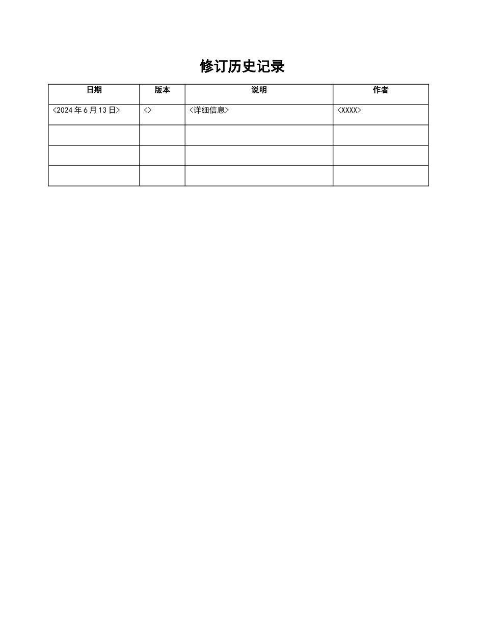测试评审报告模板_第2页
