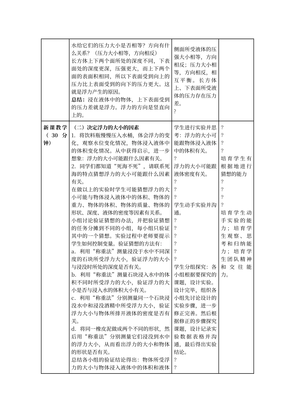 浮力教学设计_第3页