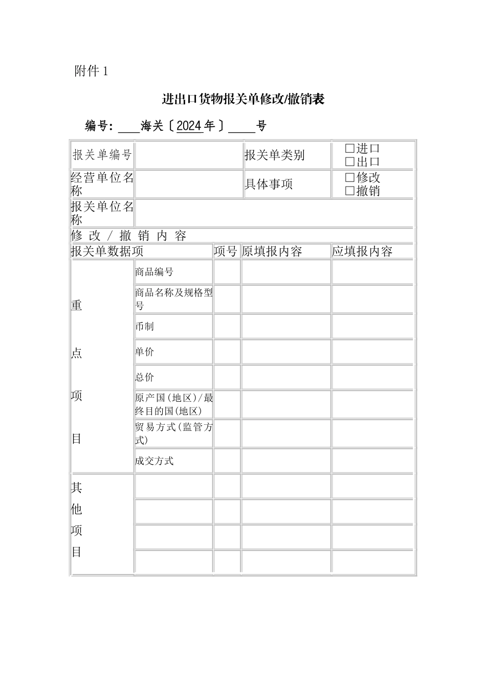 海关修改撤销表_第1页