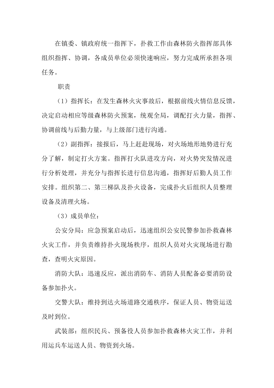 消防救援森林火灾应急预案_第3页