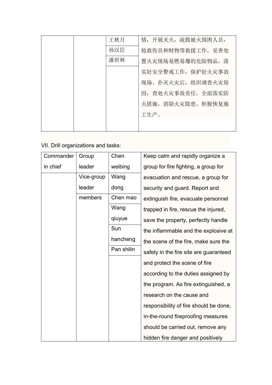 消防演习预案翻译_第3页