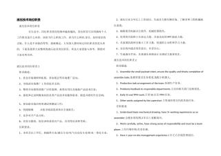 液压技术岗位职责