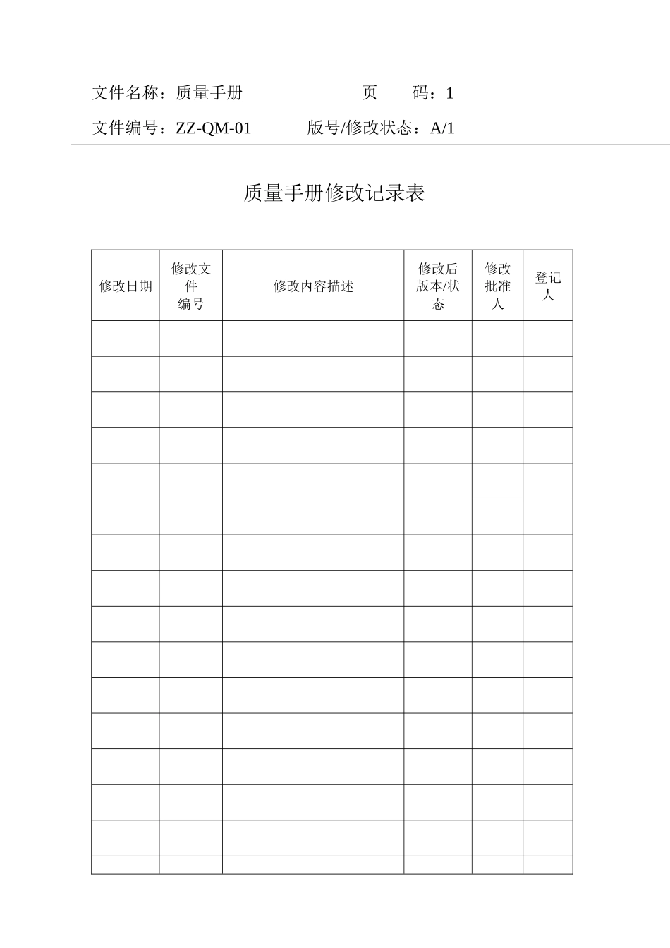 深圳ZZ物业管理公司质量手册_第2页