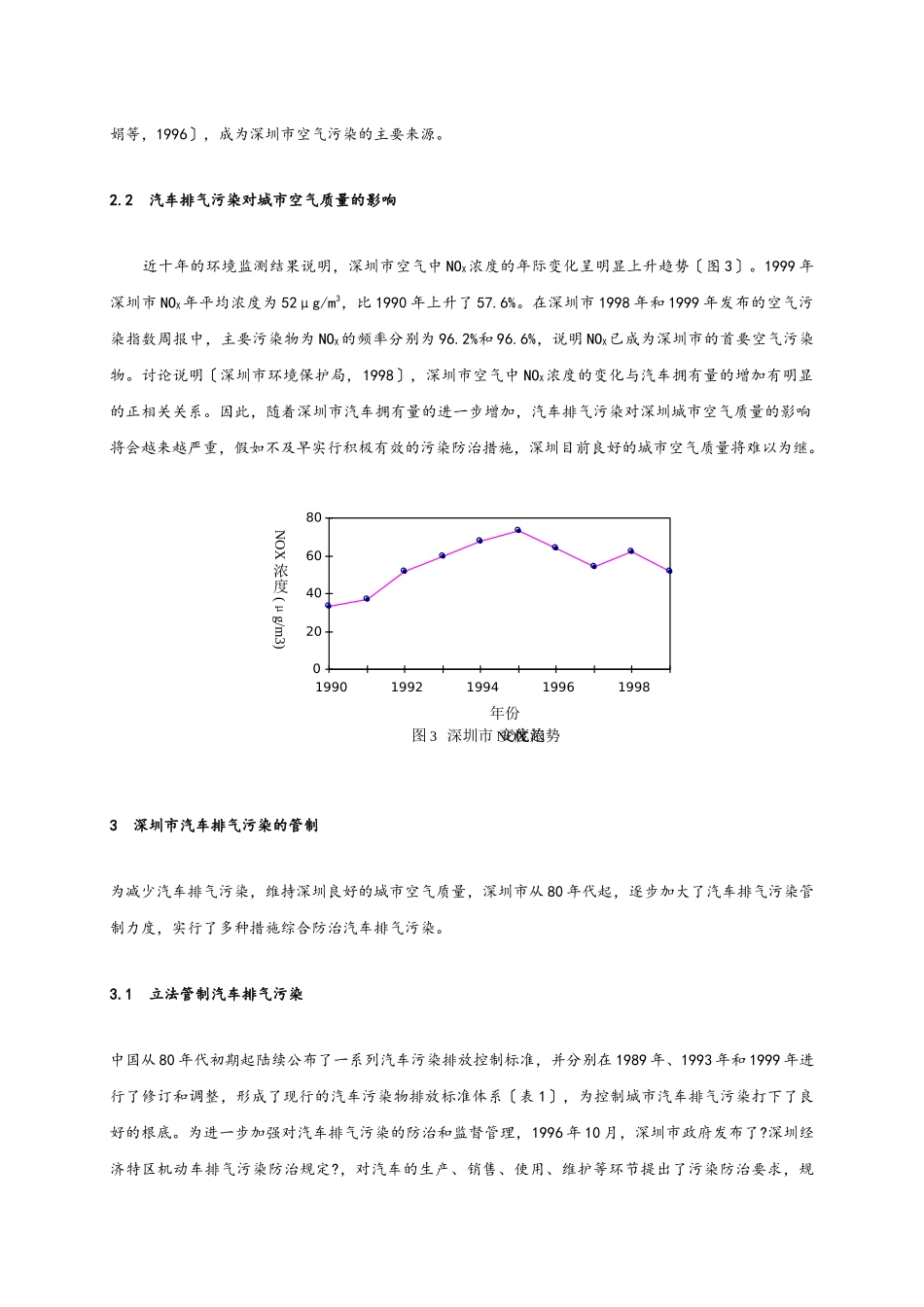深圳市汽车排气污染的管制与防治_第3页