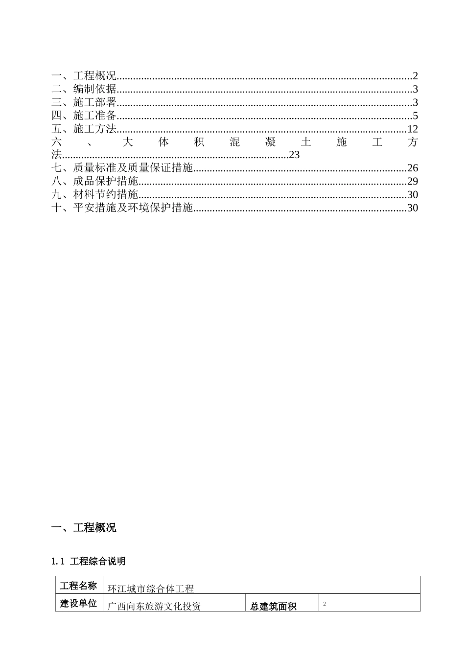 混凝土施工方案_第2页