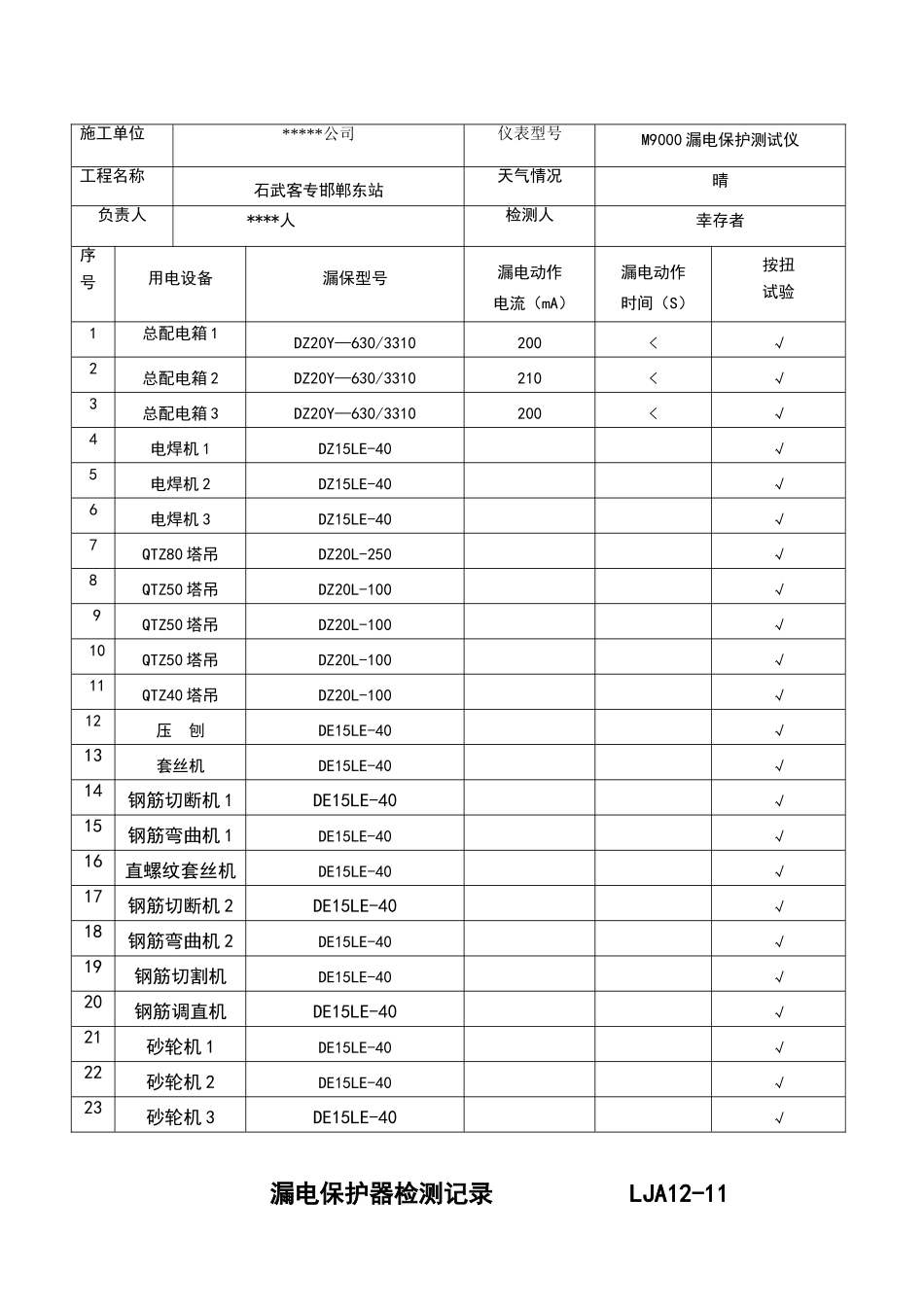 漏电保护器检测记录_第2页