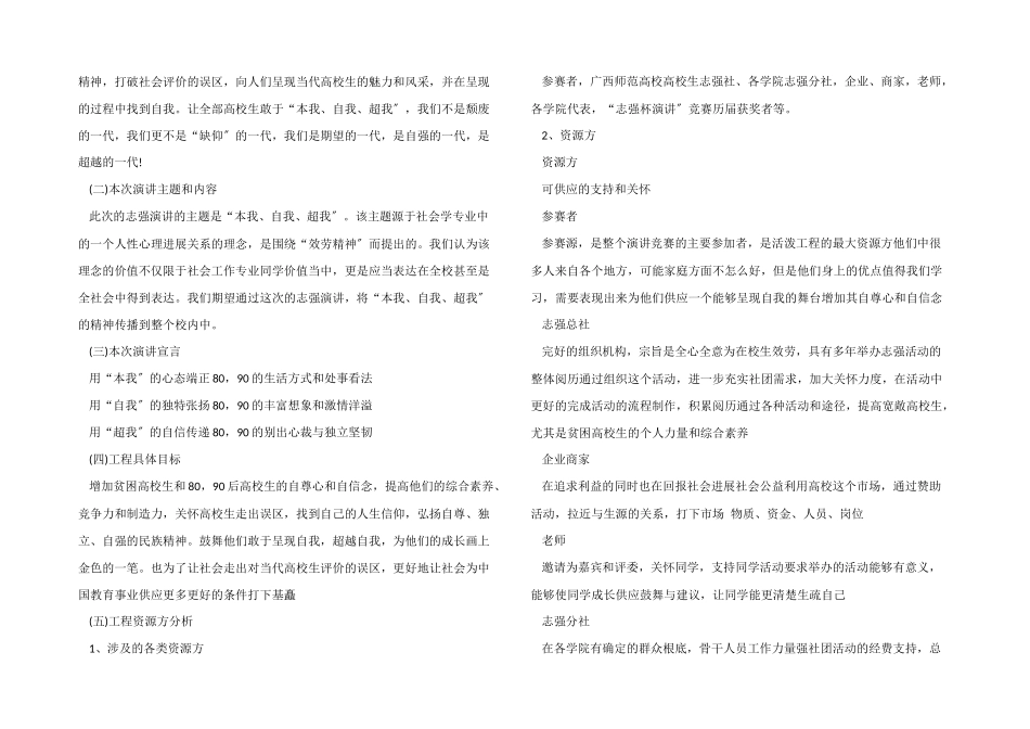 演讲赛活动策划方案5篇_第2页
