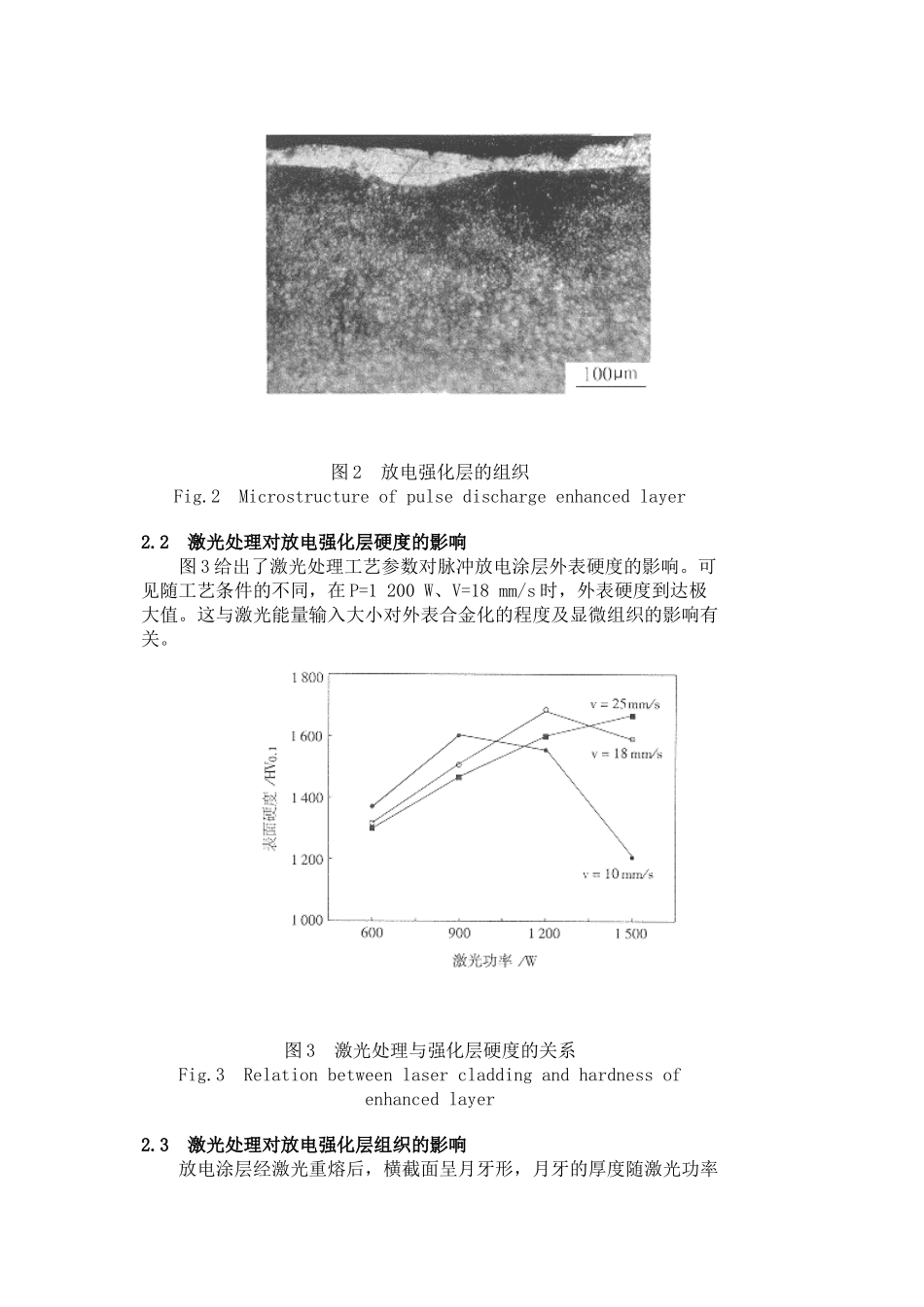 激光重熔对50CrMoV钢放电强化表面组织与性能的影响_第3页
