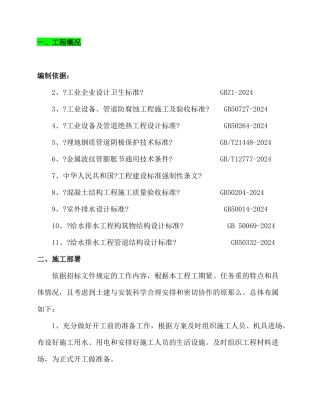 热力管网施工组织设计