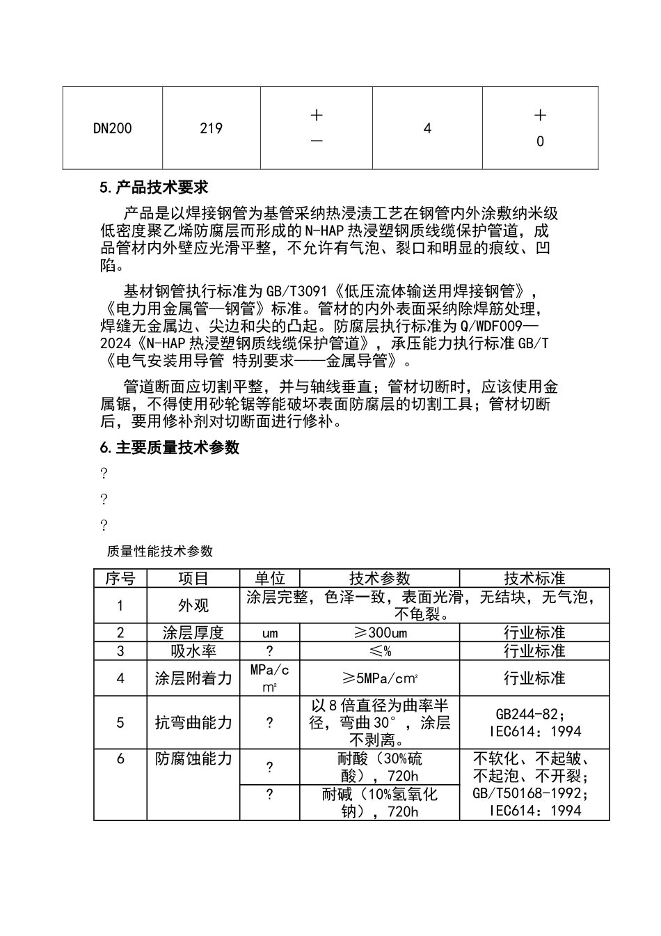 热浸塑钢管技术规范_第2页