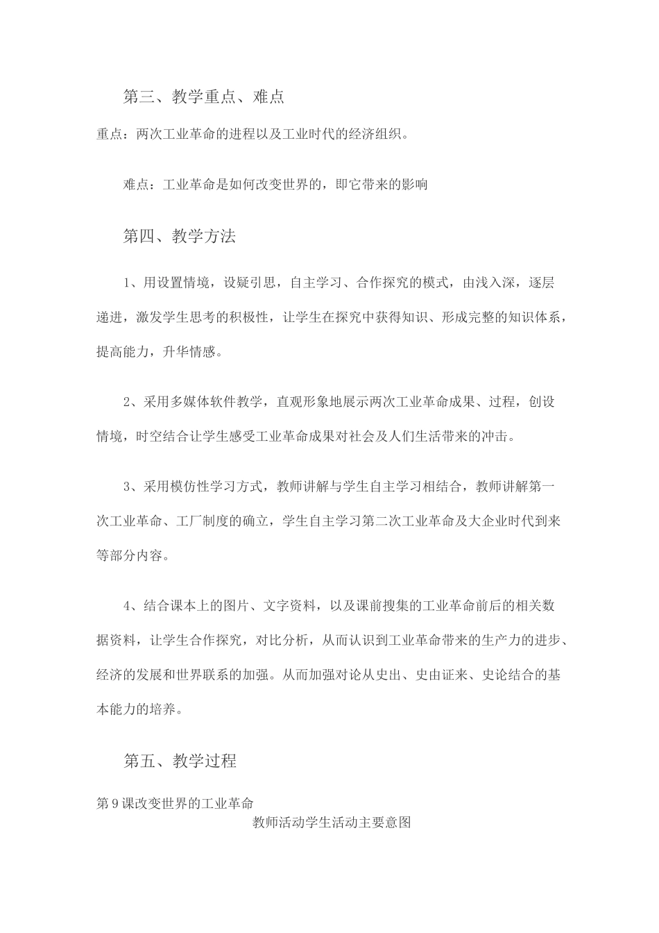 《改变世界的工业革命》教学设计_第2页