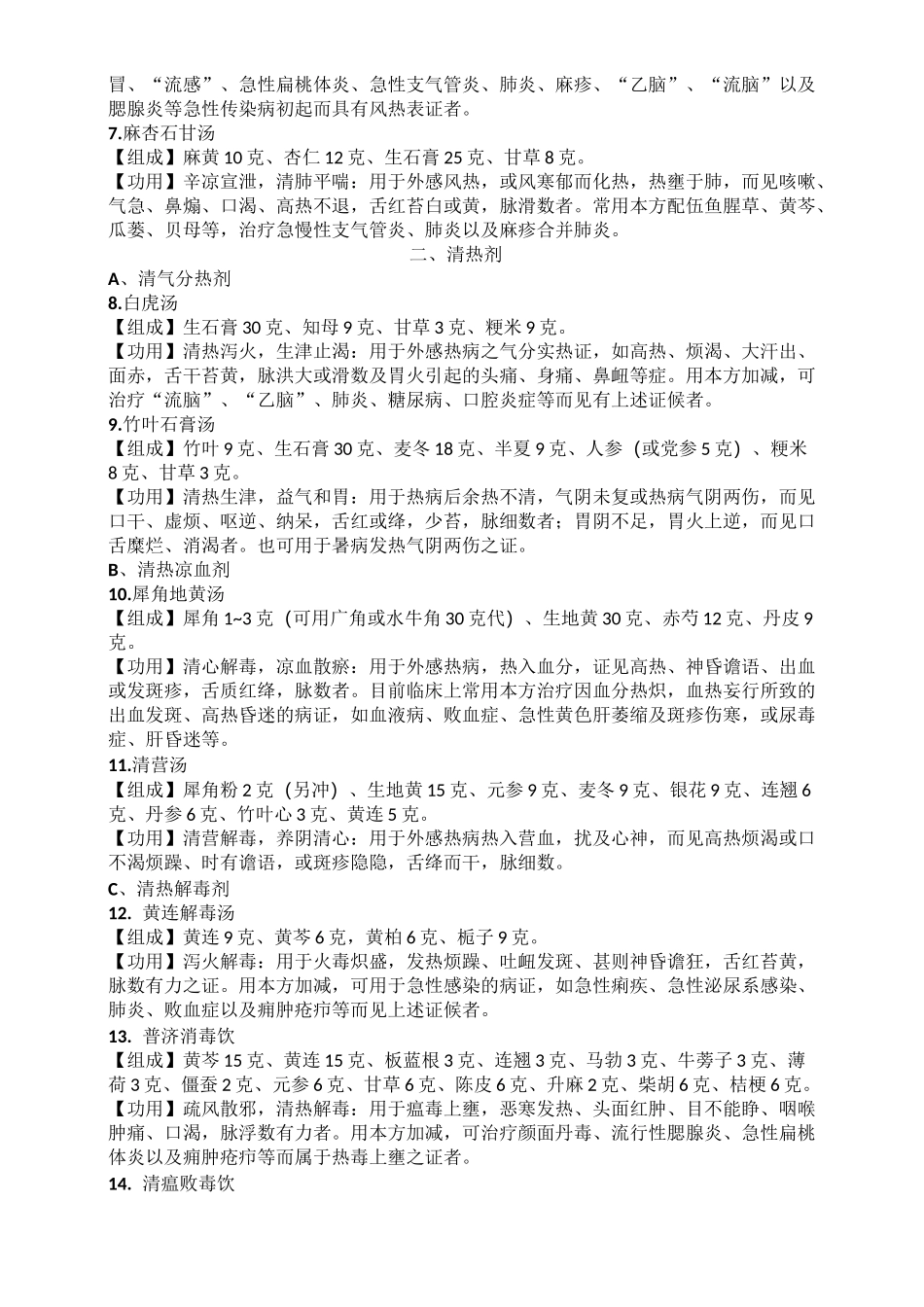 常用中药方剂首_第2页