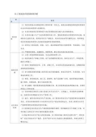 现场组织机构框图详解