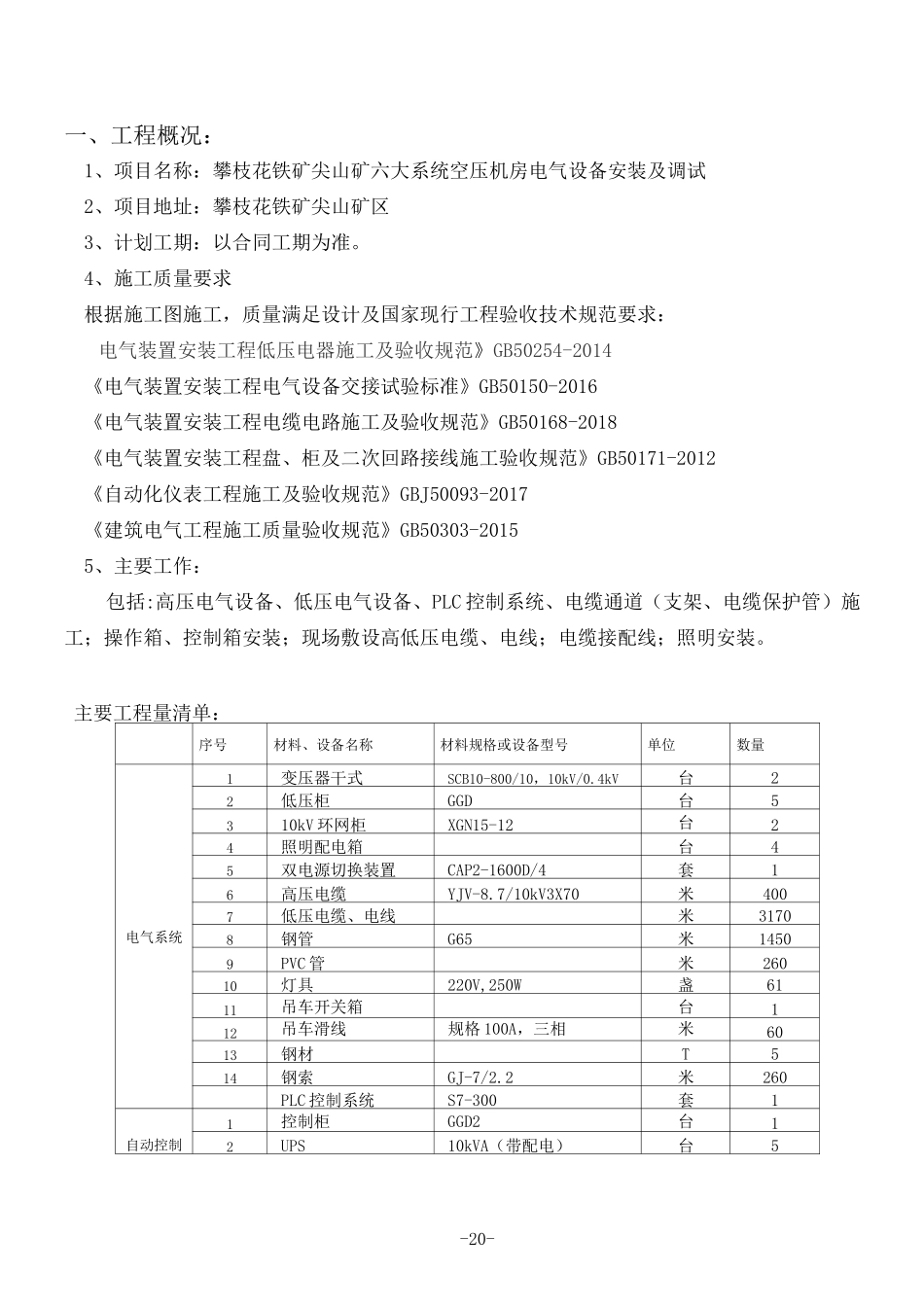 高低压电气系统安装及调试方案_第3页