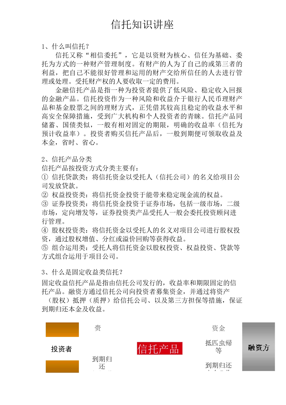 学习资料--信托知识讲座(一)概要_第1页