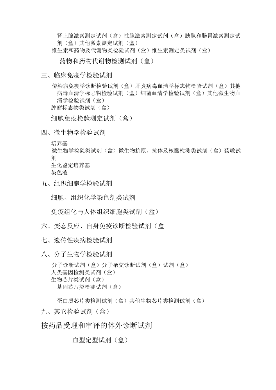 体外诊断试剂分类目录_第2页