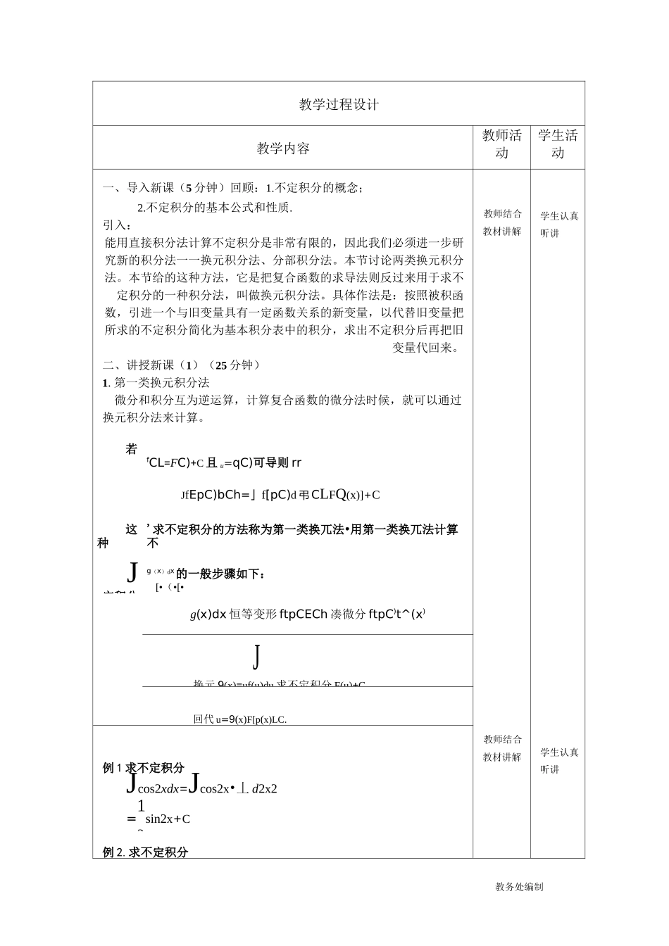 4-2 不定积分的换元积分法_第2页