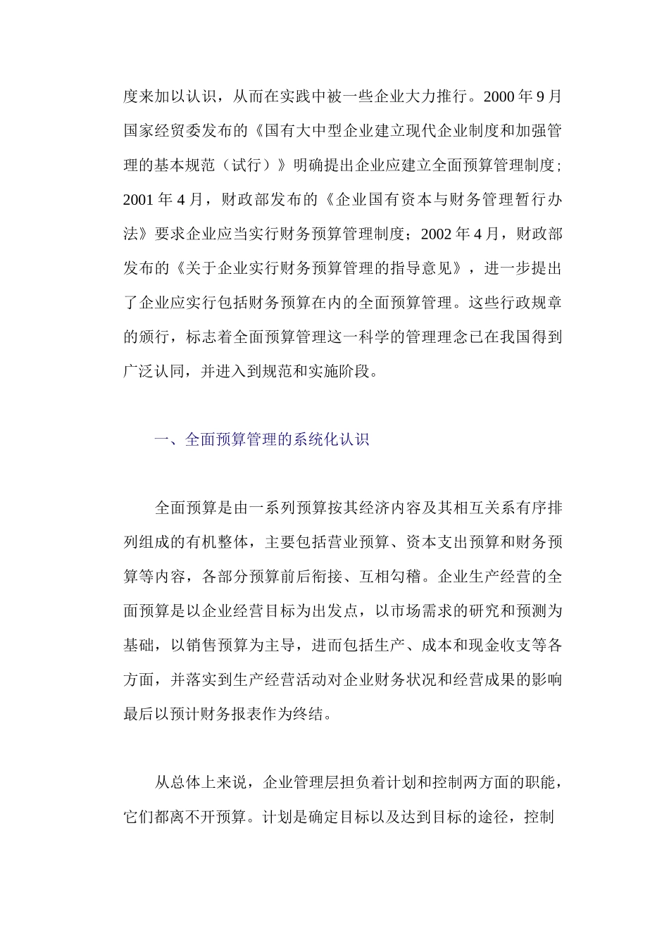 华润全面预算管理_第2页