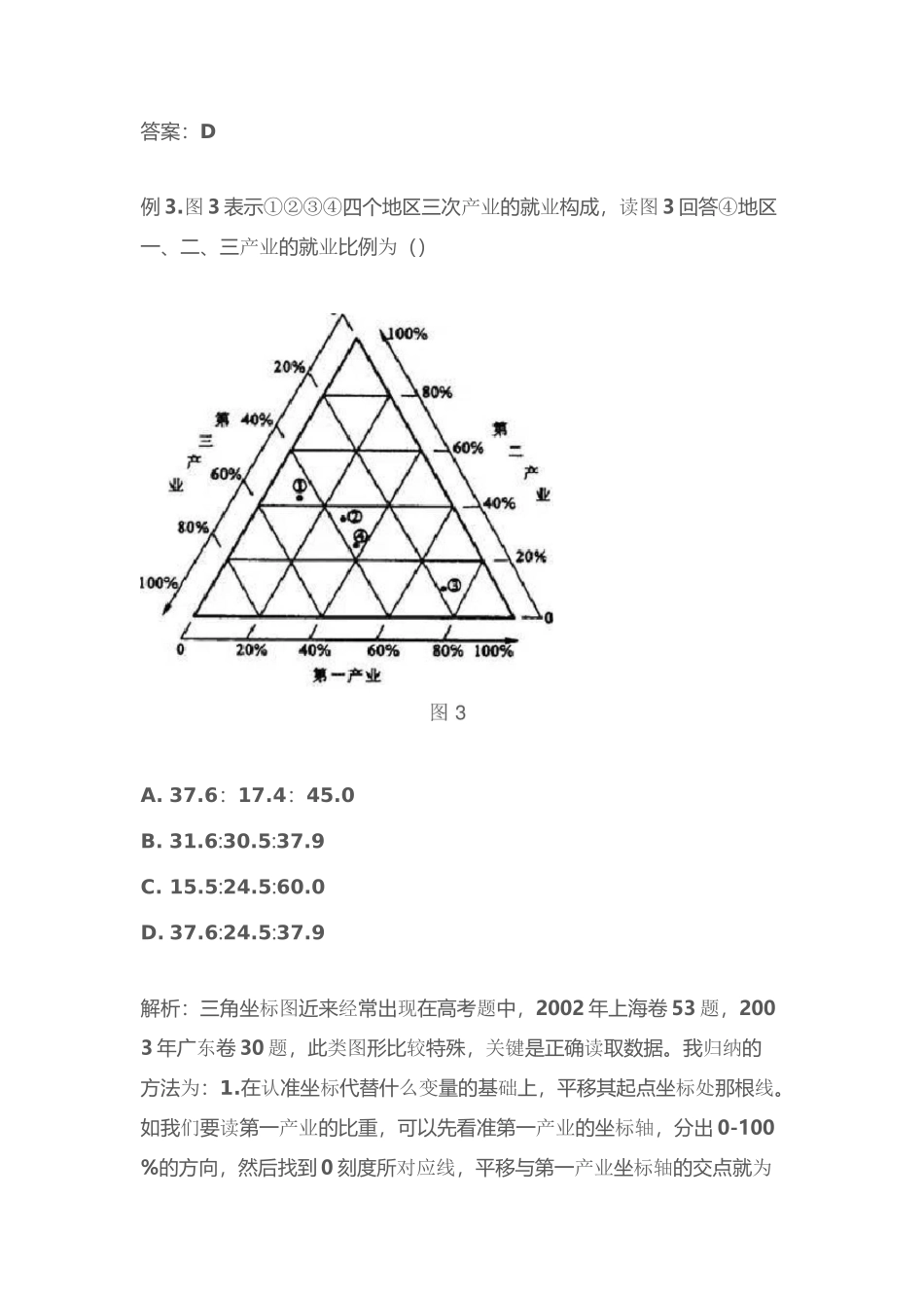 中考地理地理图形题的解题思路方法(附例题)_第3页
