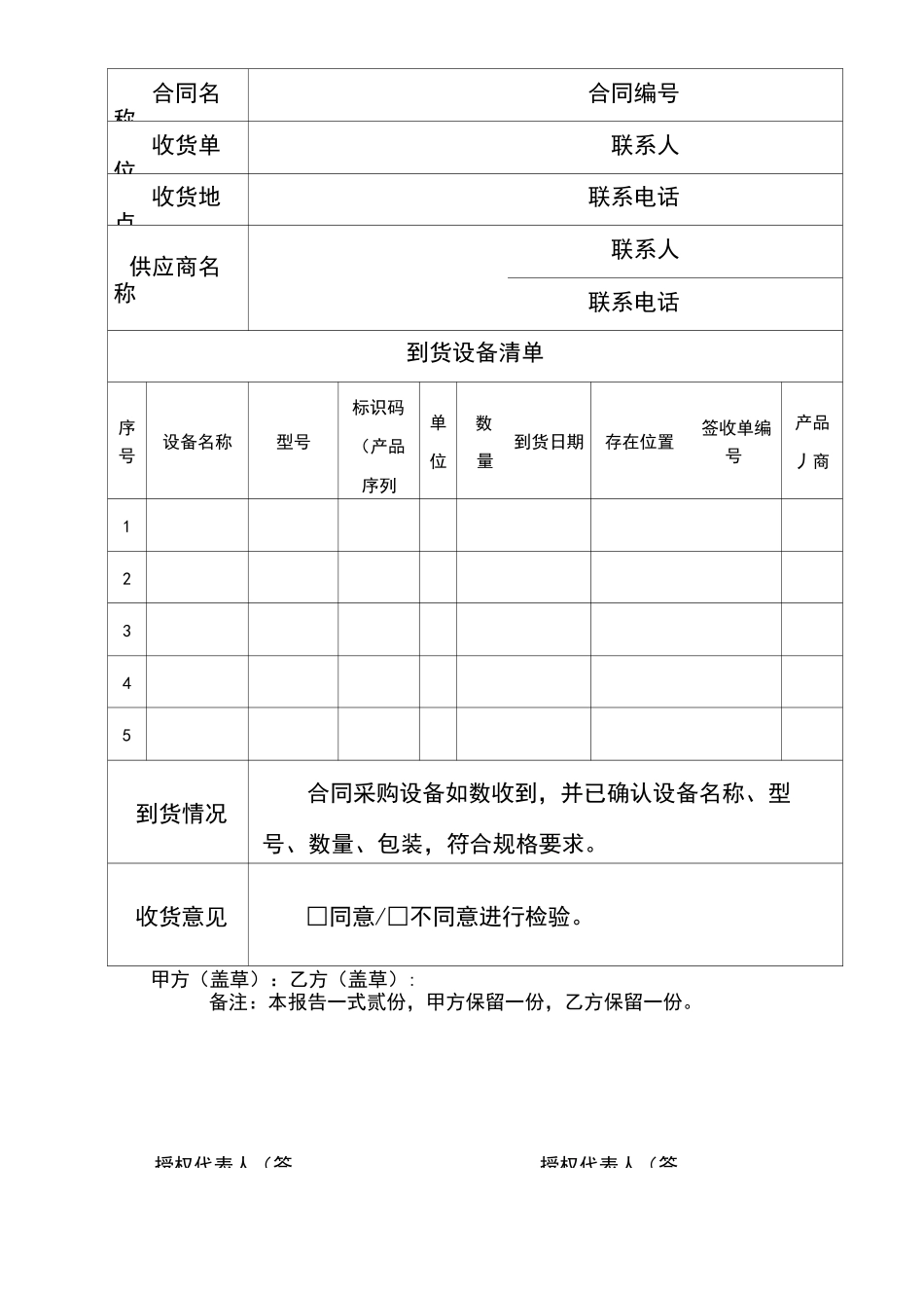软硬件产品到货及检收报告_第3页