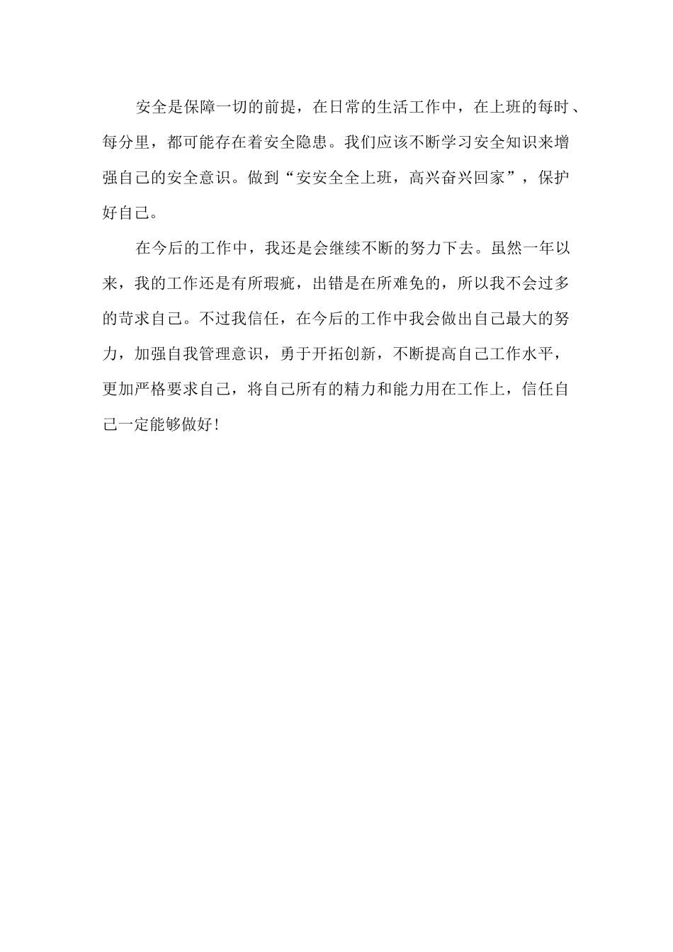 煤质分析化验员个人工作总结_第2页