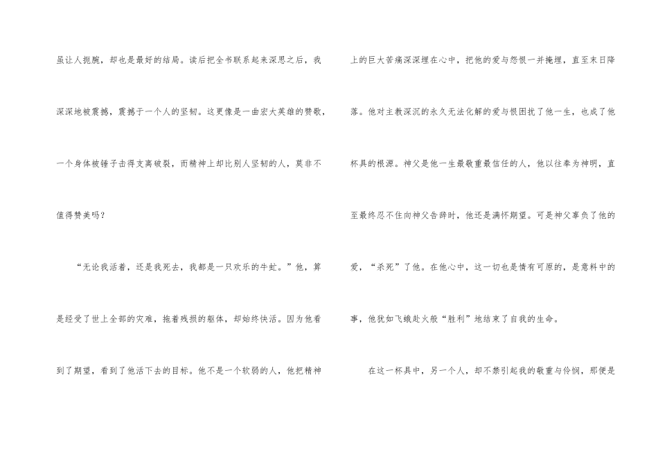 牛虻名著读后有感_第2页