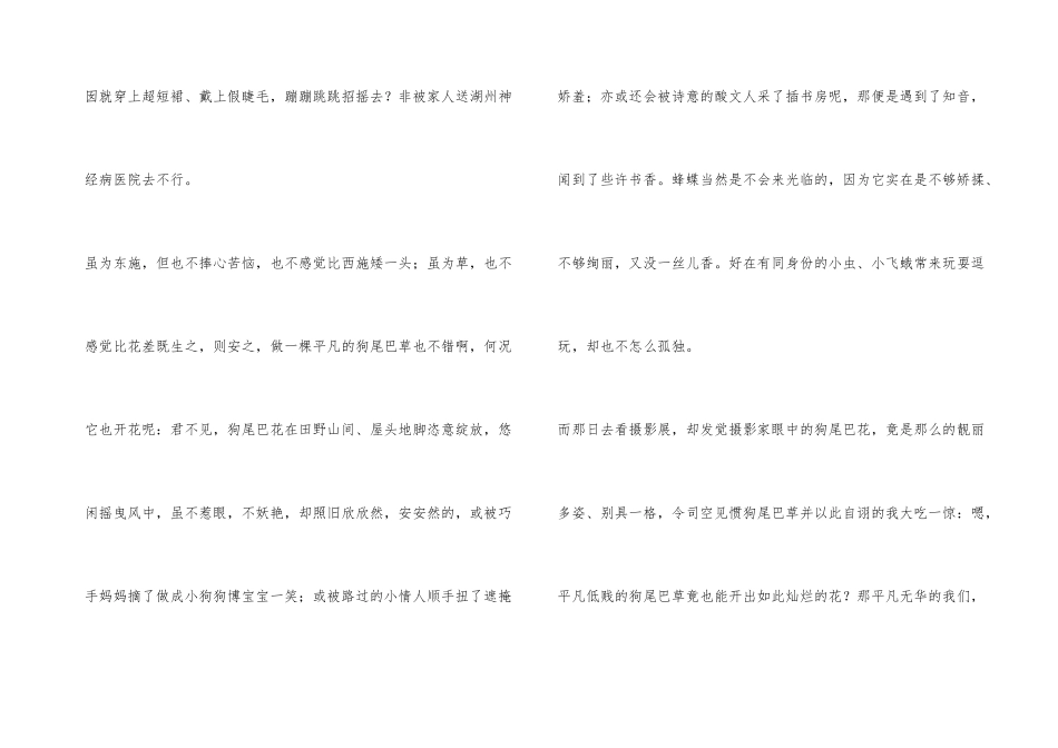 狗尾巴花也灿烂_第3页