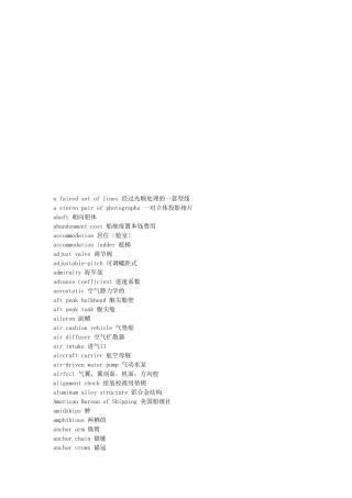 现代机械专业词汇汇总