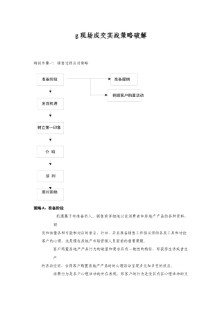 现场成交实战策略破解