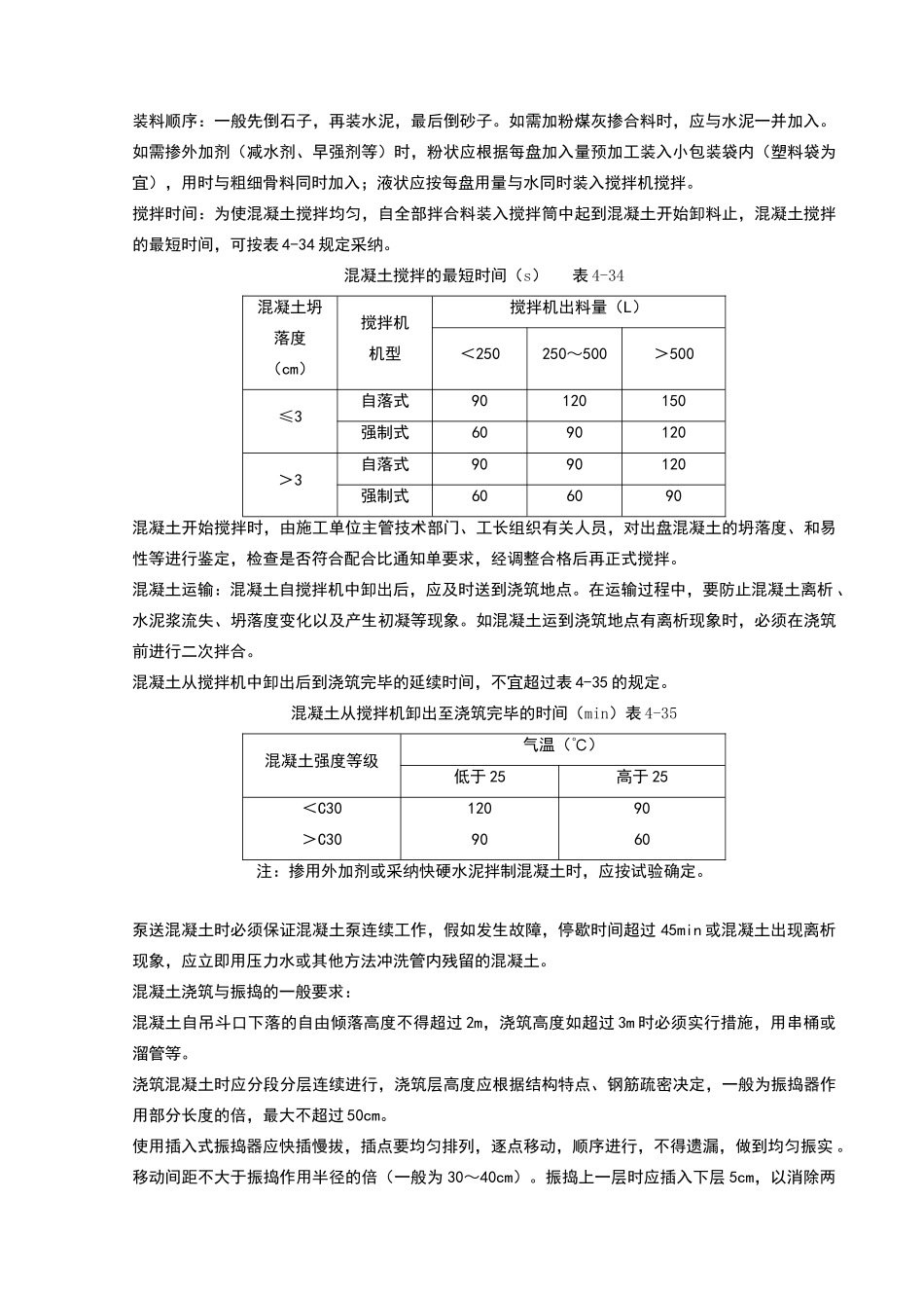 现浇框架结构混凝土浇筑施工分项工程质量管理_第2页