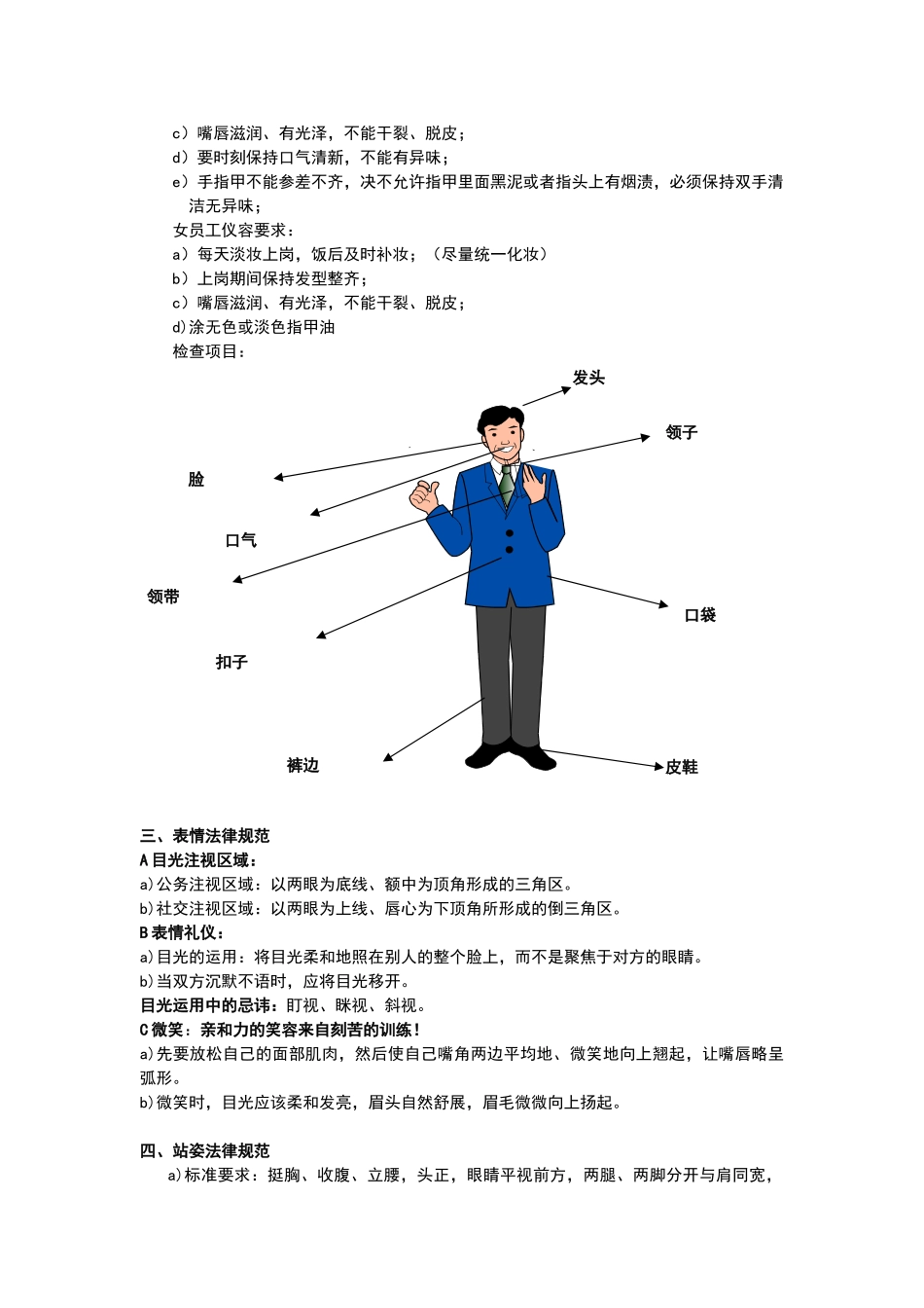 珠宝店铺员工仪容仪表规范_第2页
