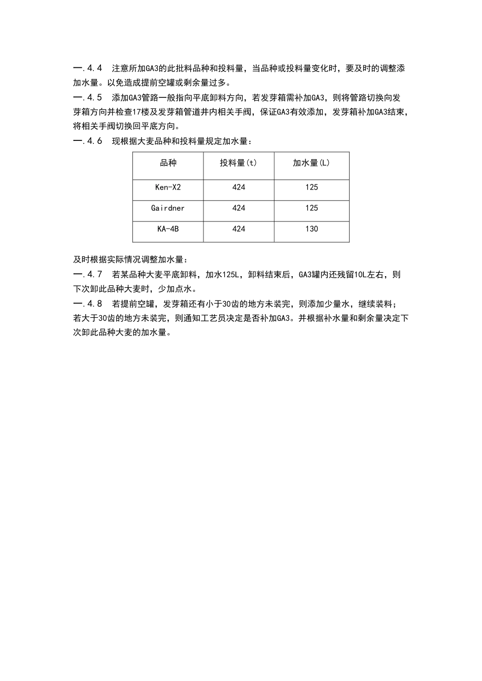 生产部制麦车间GA3管理规程_第2页