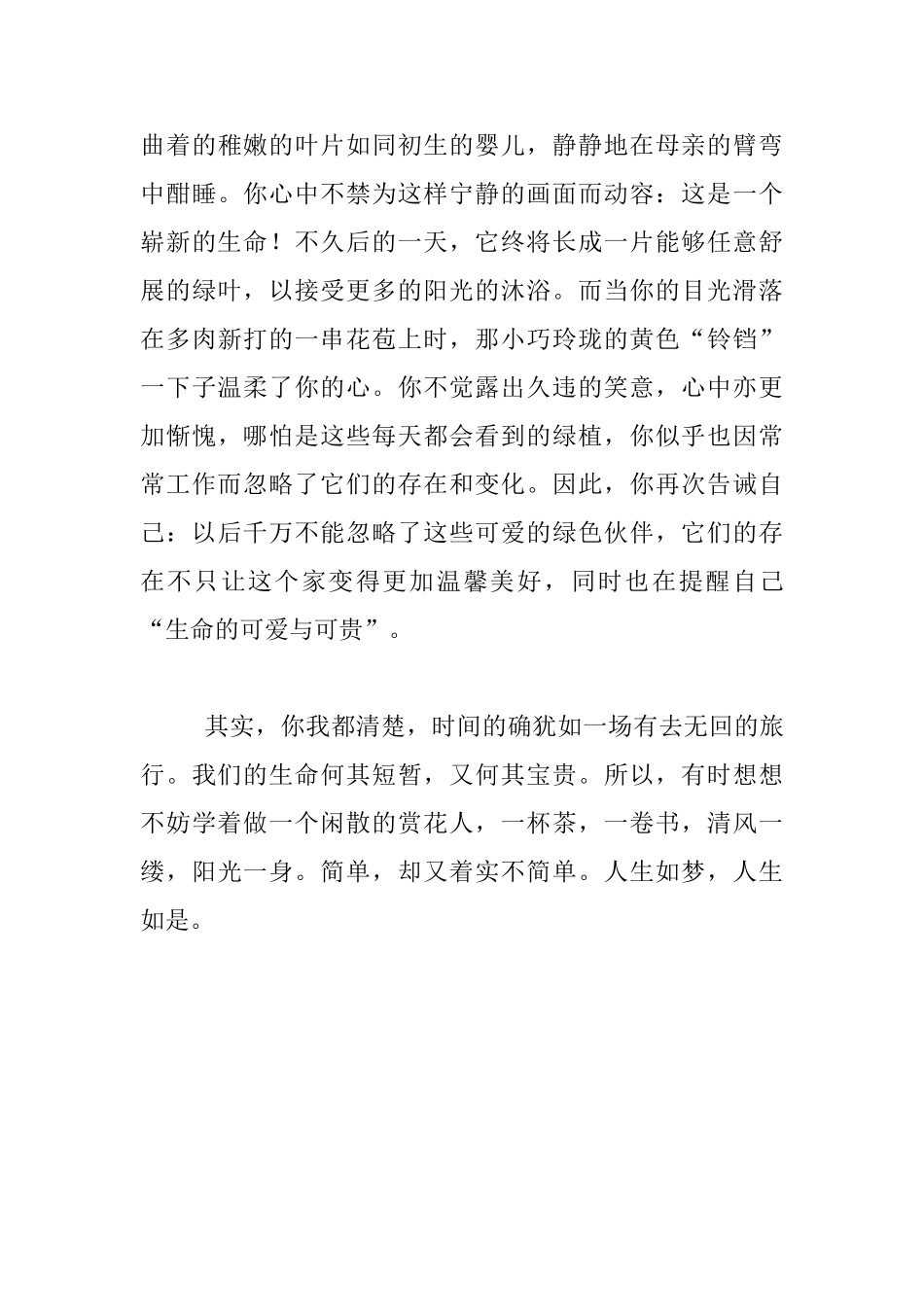 生活有感-时光是一场有去无回的旅行_第3页