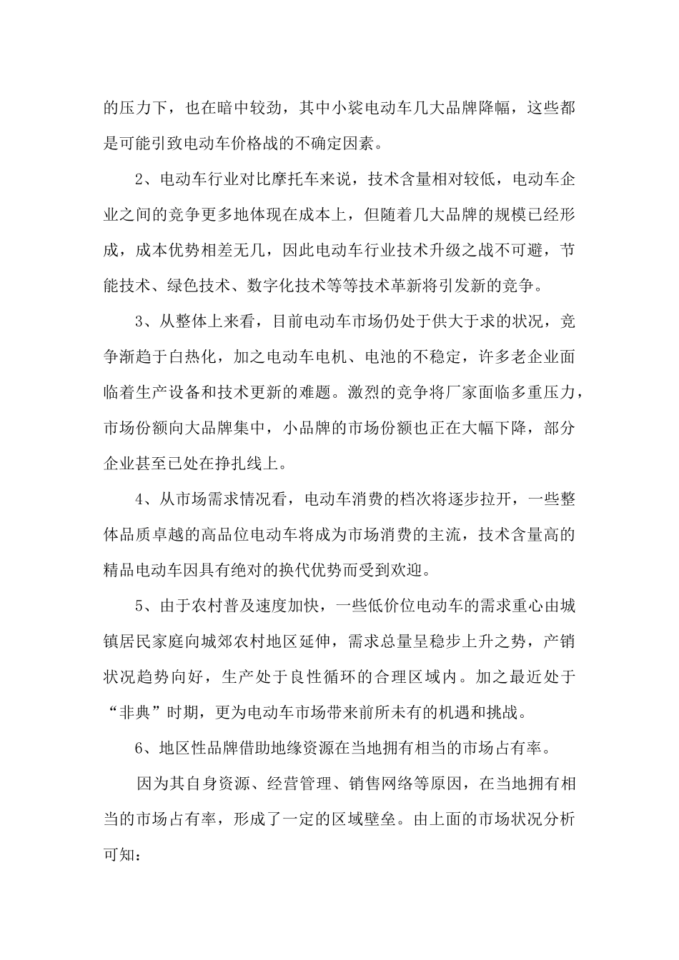电动车商业计划书_第3页