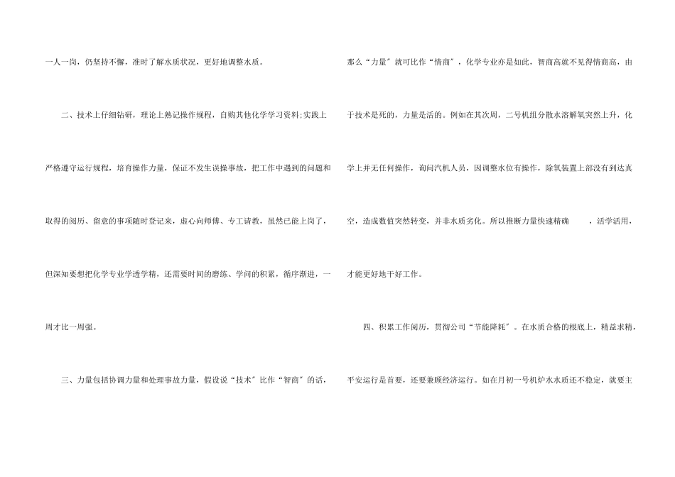电厂个人工作总结5篇_第2页