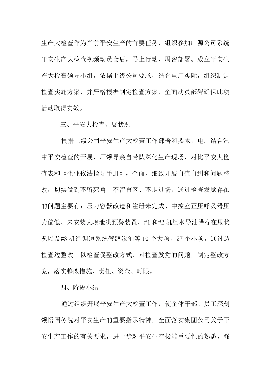 电厂安全自查报告_第2页