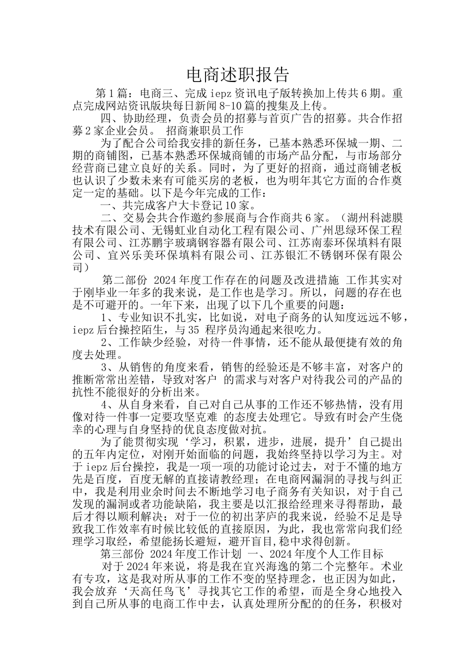 电商述职报告_第1页