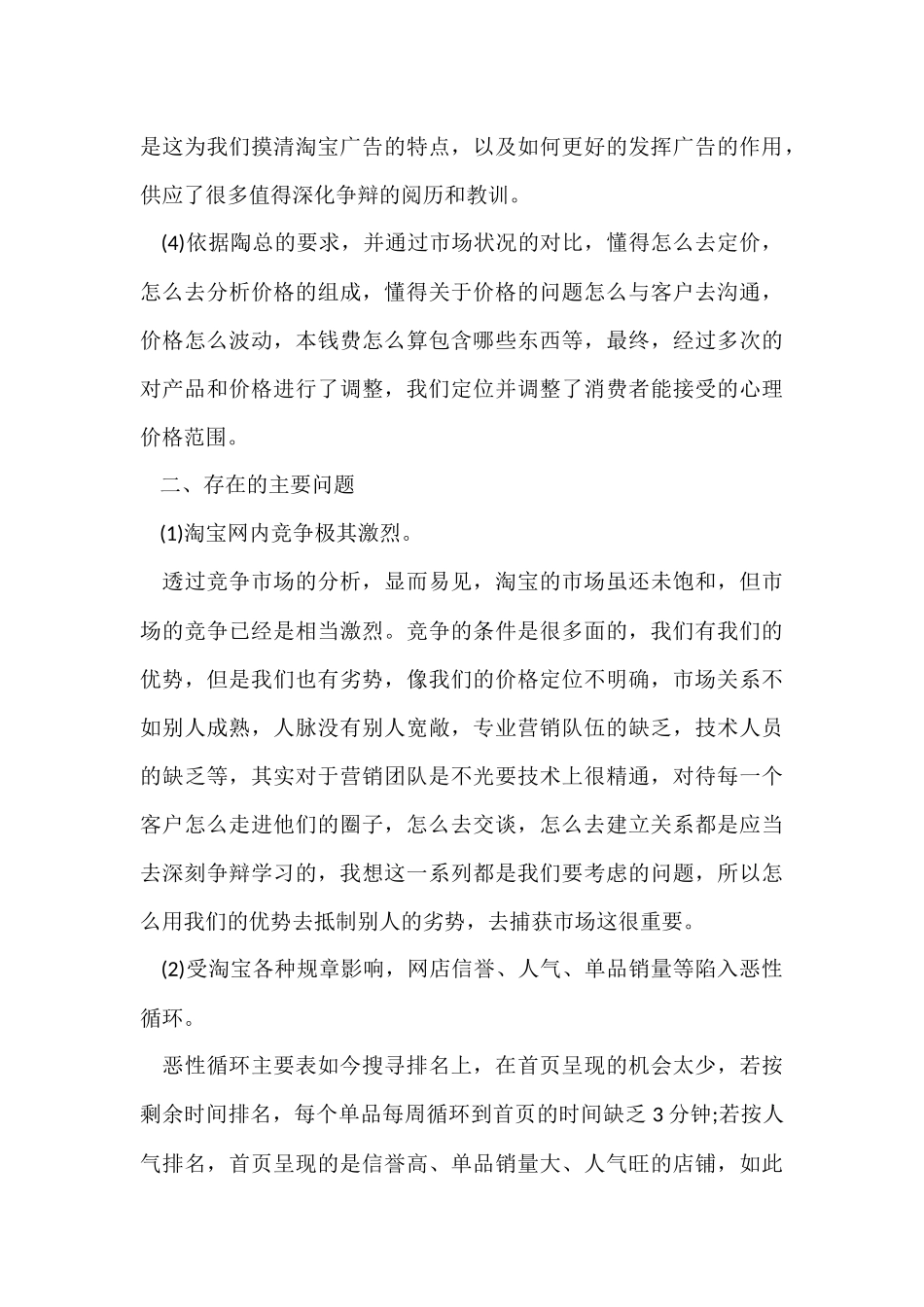 电商部述职报告_第3页