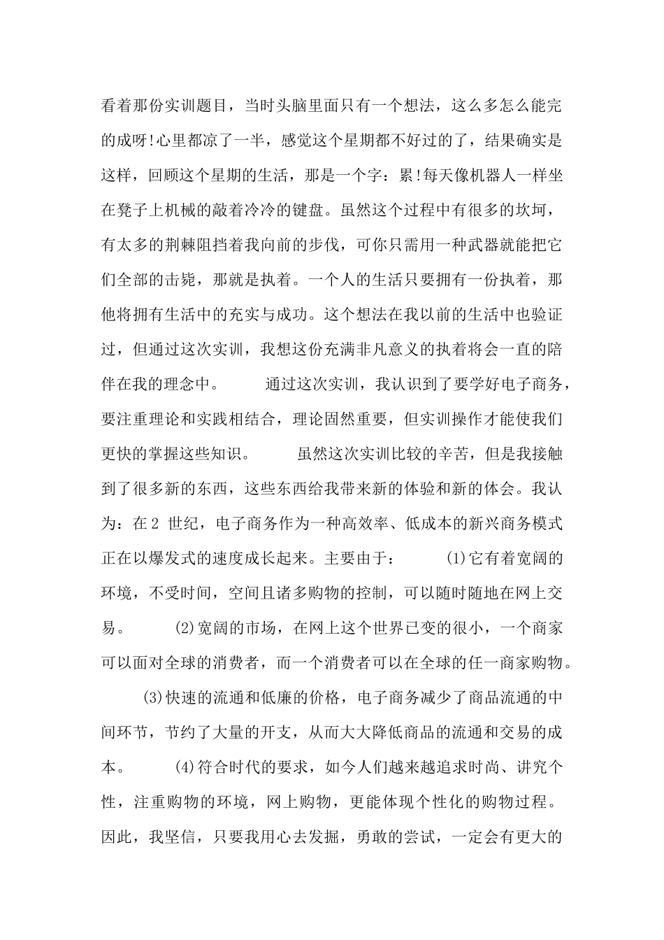 电子实训心得体会总结范文_第2页