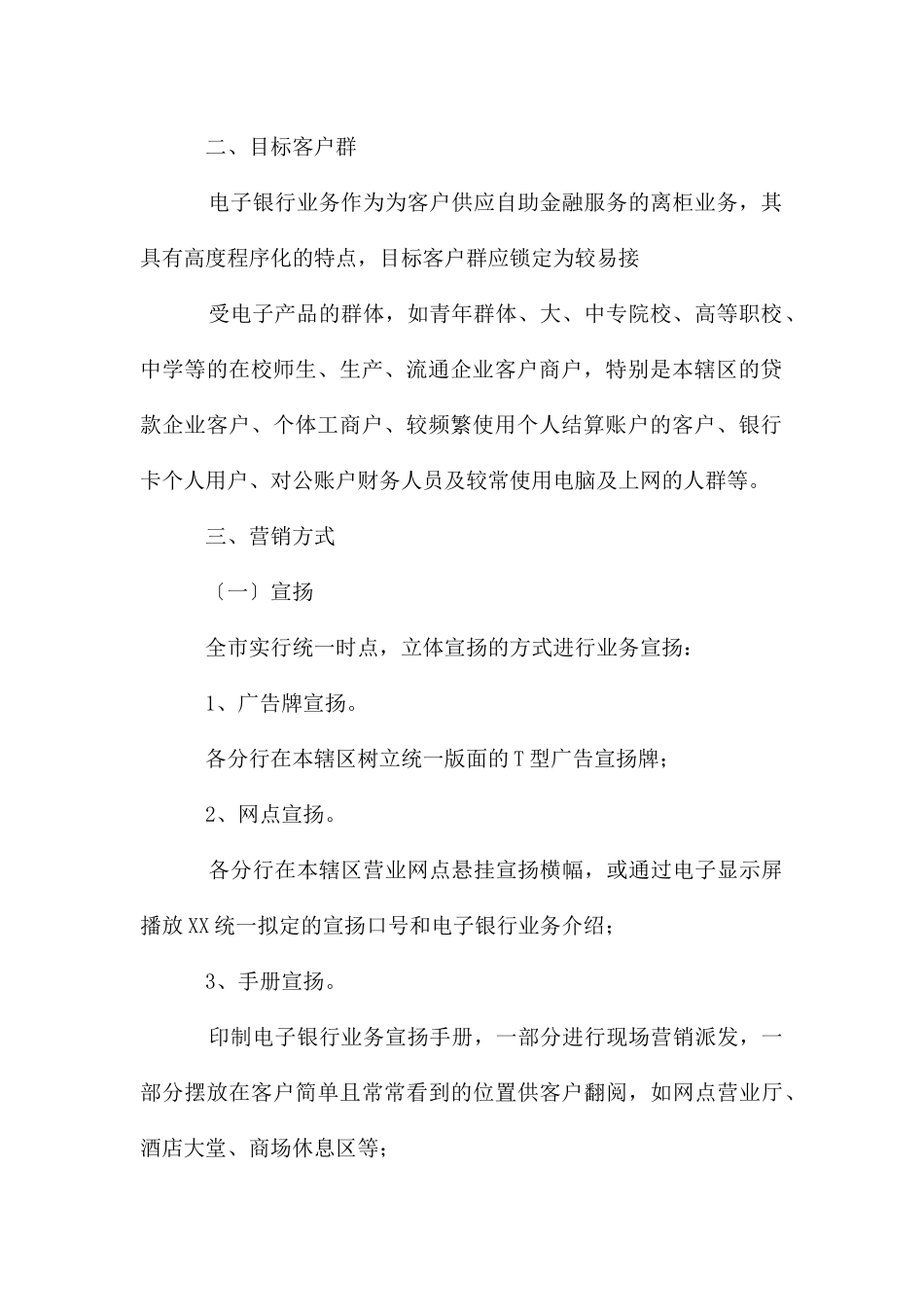 电子银行营销方案_第2页