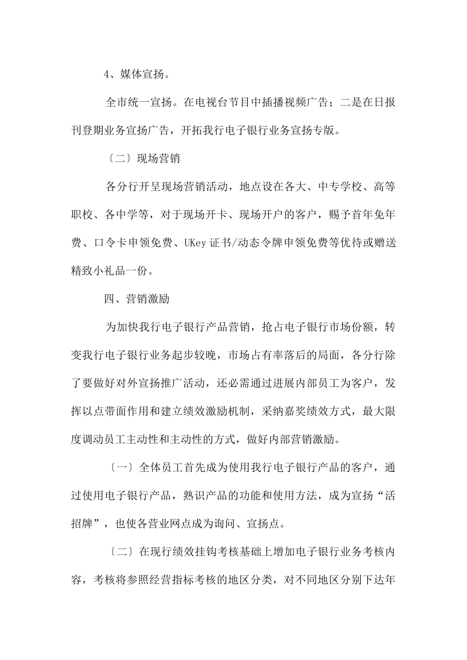电子银行营销方案_第3页